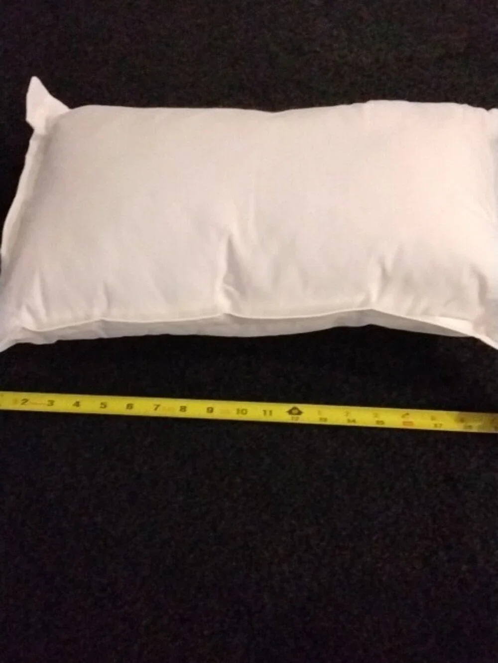 White Decorative Stitched Throw  Pillows Set of 2